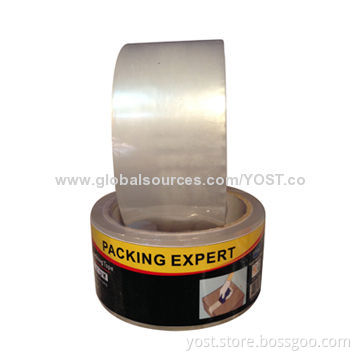 2'' PP Acrylic Low Noise Transparent Tape, Europe Market, BSCI